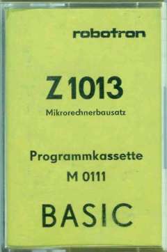 Programmkassette M0111